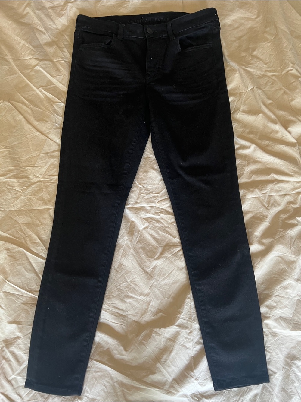 American Eagle Next Level Stretch Skinny Black Jeans - size 10